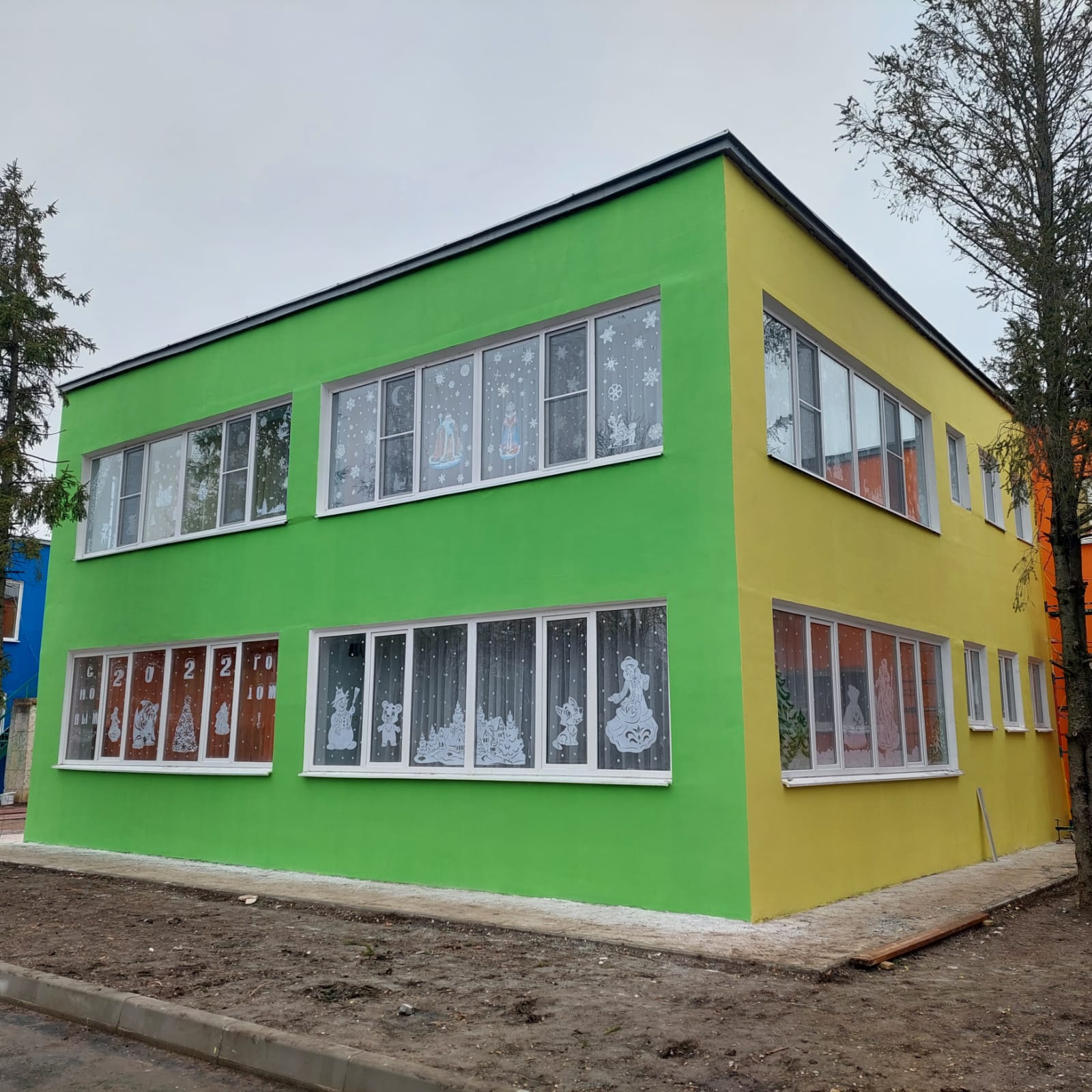 В детском саду села Воронцовки завершили капитальный ремонт фасада